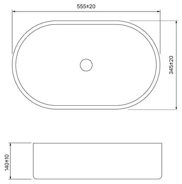 Белый глянцевый умывальник накладной, Ray, IDDIS, RAYWS13i27 - фотография № 6