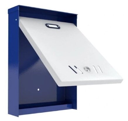 Ящик почтовый "ЯП-1" индивидуальный (350x240x85) синий - фотография № 2