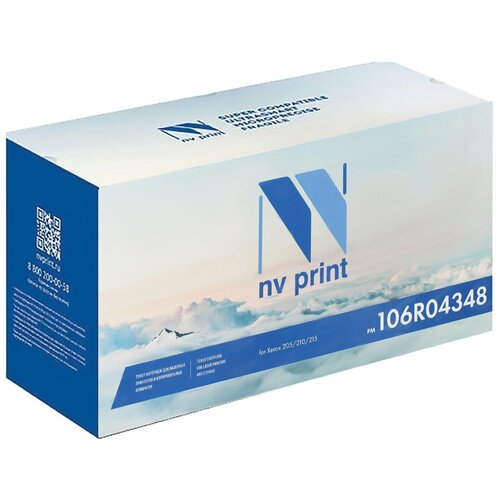 Картридж лазерный NV PRINT (NV-106R04348) для Xerox 205/210/215, ресурс 3000 страниц - 1 шт. картридж unitype лазерный nv print nv 045hbk для can 1 шт