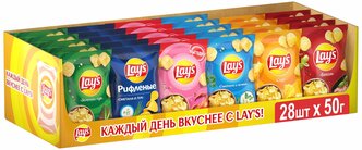 Набор чипсов Lay's картофельные микс вкусов, 28 уп. по 50 г