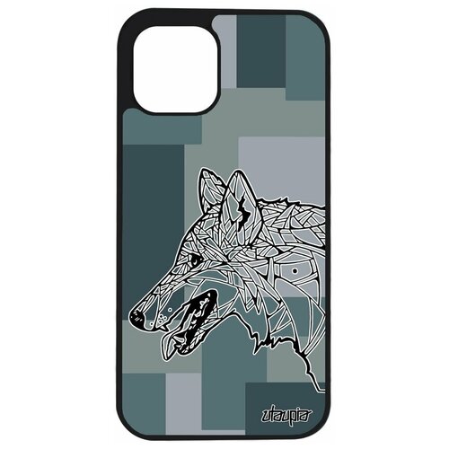 фото Чехол на телефон iphone 12, "волк" древний злой utaupia