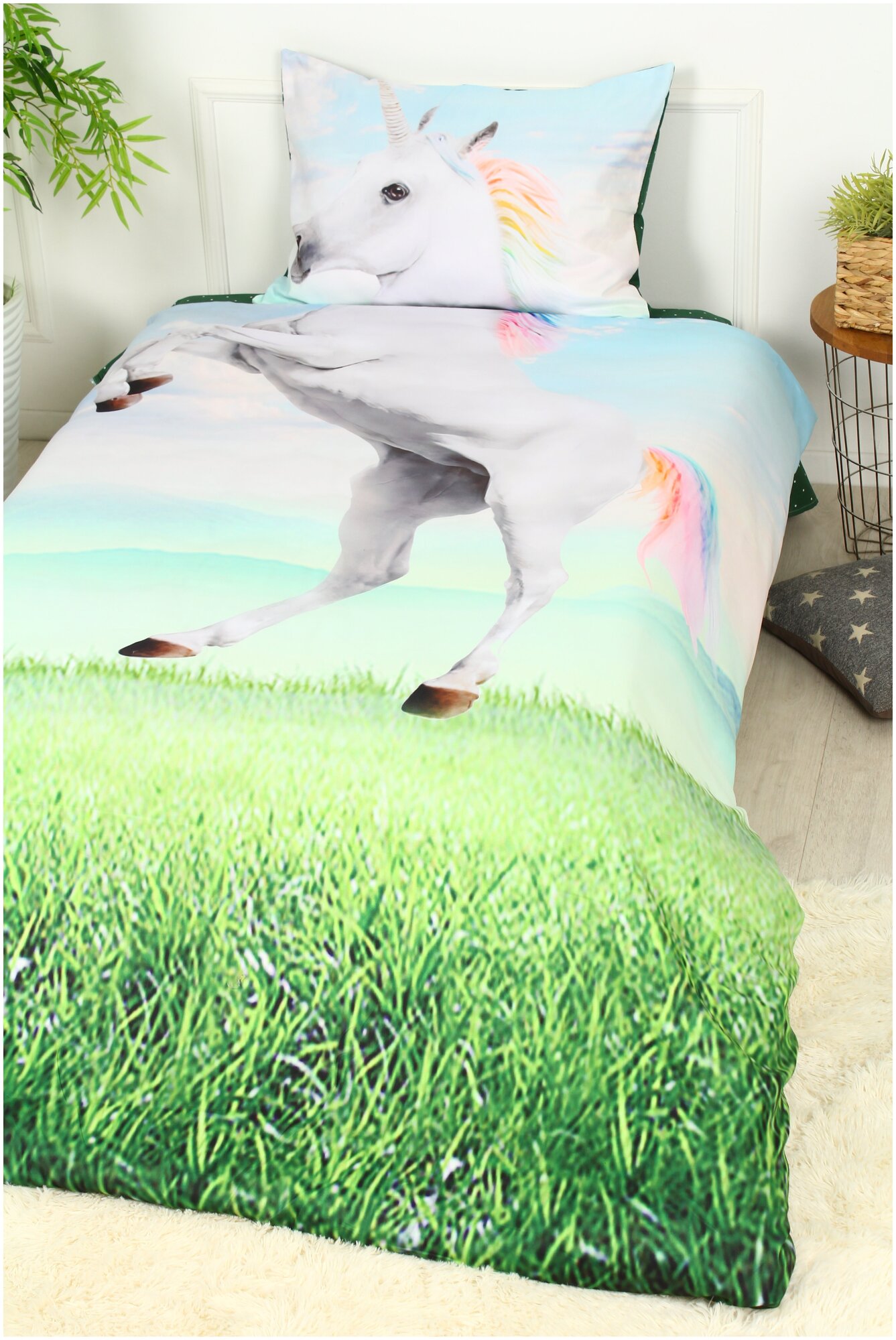 Комплект постельного белья "BORIS" Детство 1,5 сп с 1 наволочкой 50х70 см - фотография № 2