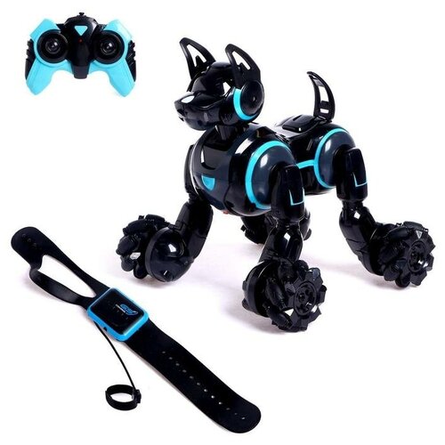 Робот-собака «Кибер пёс», управление жестами, световые и звуковые эффекты, цвет красный