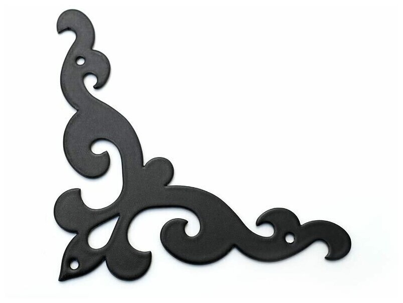 Накладка мебельная ноэз У03-70 декоративная самоклеящаяся черный матовый в комплекте 2 штуки