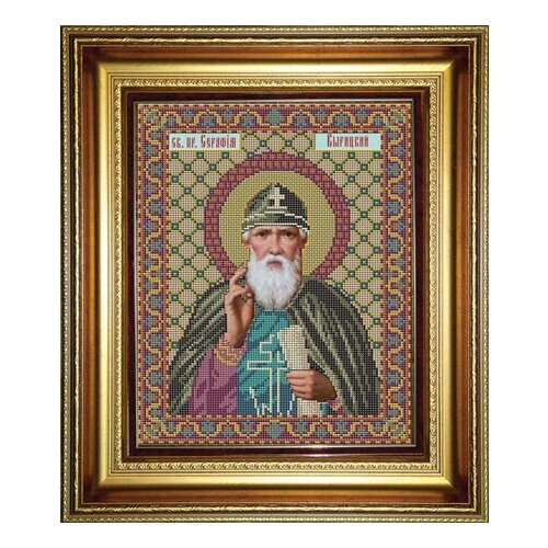 Набор для вышивания бисером Икона Святой преподобный Серафим Вырицкий 23 х 29 см GALLA COLLECTION И044