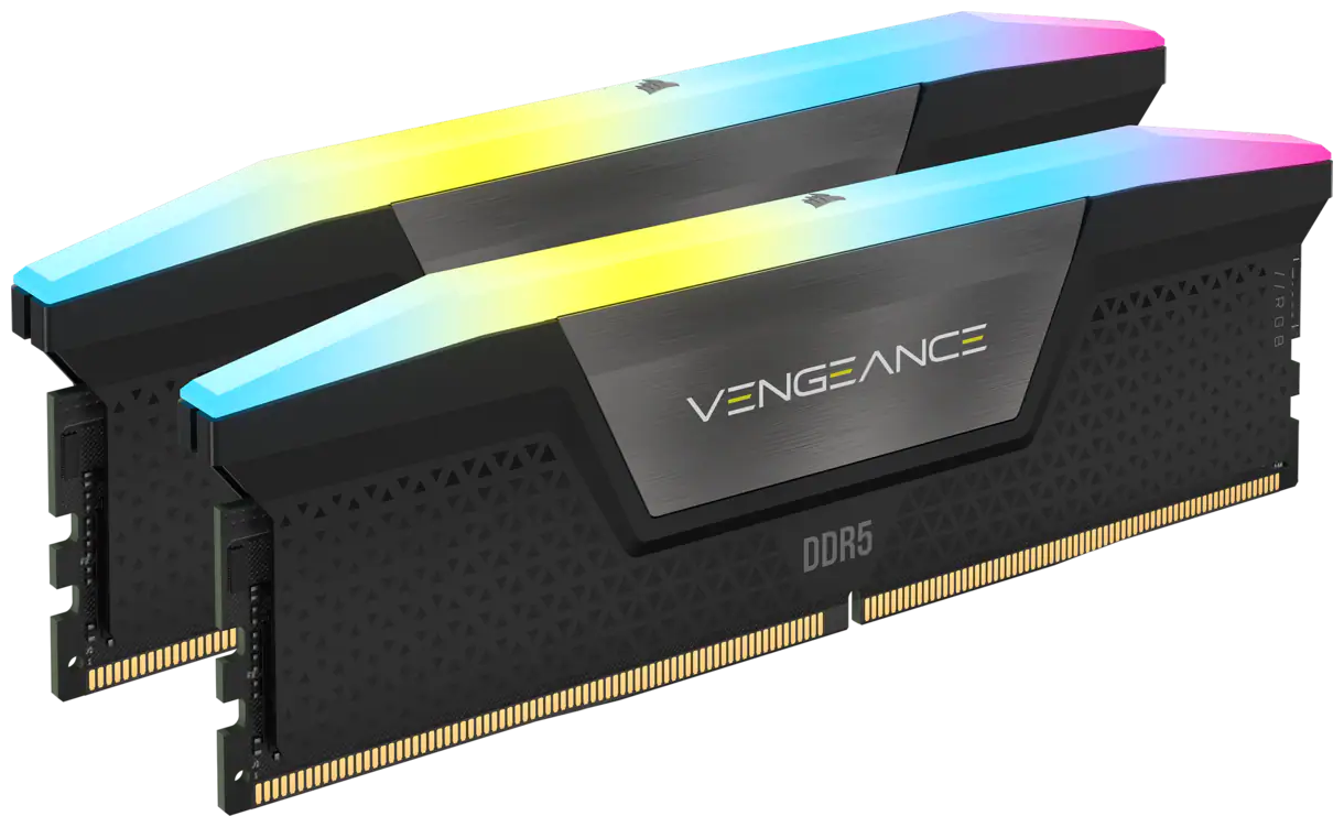 Память DDR5 2x16Gb 5600MHz Corsair CMH32GX5M2B5600C36K Vengeance RGB RTL PC5-44800 CL36 DIMM 288-pin 1.25В с радиатором