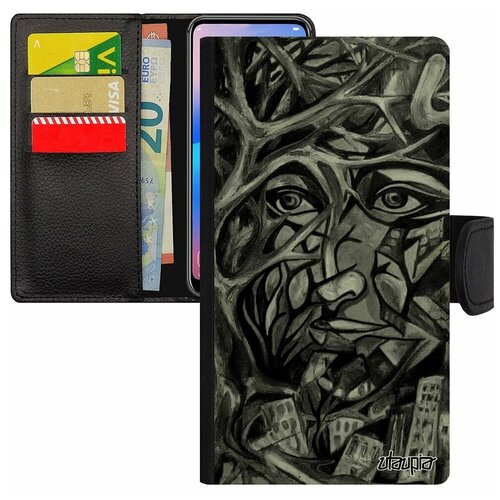фото Чехол книжка на телефон apple iphone se 2020, "взгляд" портрет впечатление utaupia