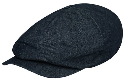 Кепка восьмиклинка Hanna Hats, хлопок, подкладка, размер 61, синий