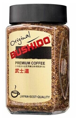 Кофе растворимый Bushido Original, стеклянная банка, 9 уп. по 100 г - фотография № 4