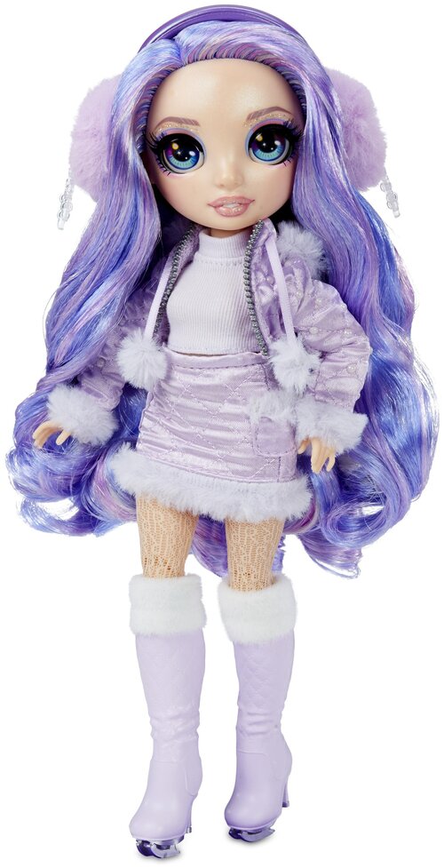 Кукла Rainbow High Winter Break Violet Willow 28 см, 574804 фиолетовый