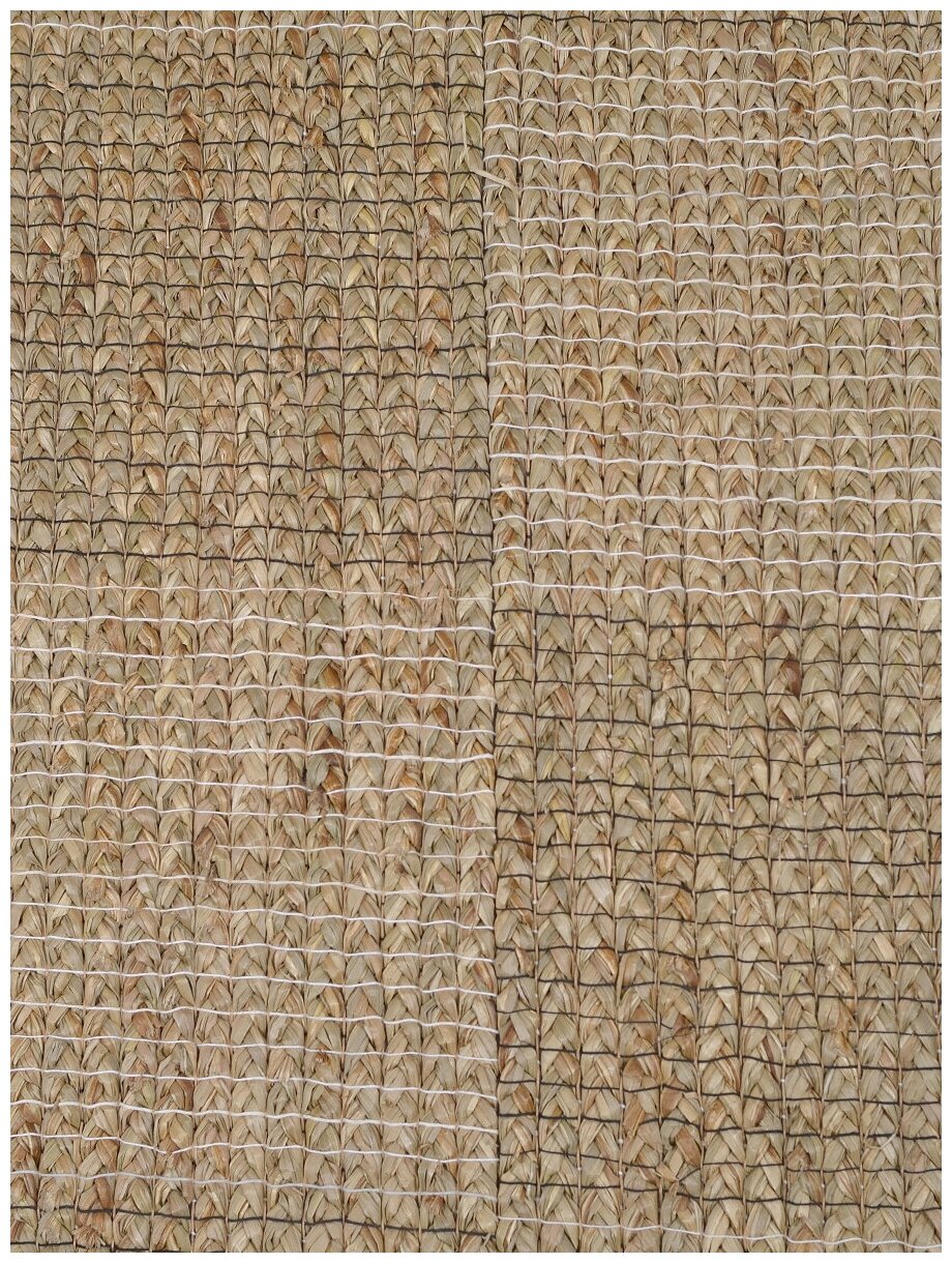 Ковер плетеный без ворса, циновка из сыти, 60х90 см / Bamboolend - фотография № 3