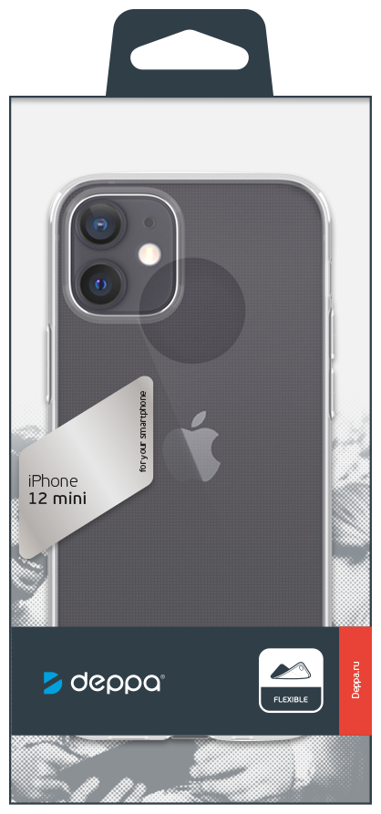 Чехол-крышка Deppa для Apple iPhone 12 mini, силикон, розовый - фото №4