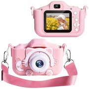 Детский цифровой фотоаппарат розовый Кitty