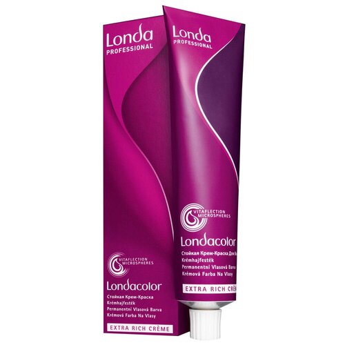 Londa Professional Стойкая крем-краска Londacolor Creme Extra Rich, 7/1 блонд пепельный, 60 мл londa professional стойкая крем краска londacolor creme extra rich 7 81 блонд жемчужно пепельный 60 мл