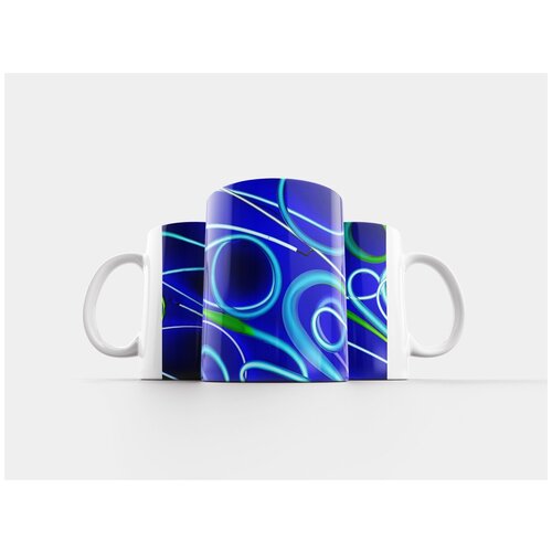 фото Кружка "неон, синий, скобы" 320 мл lotsprints