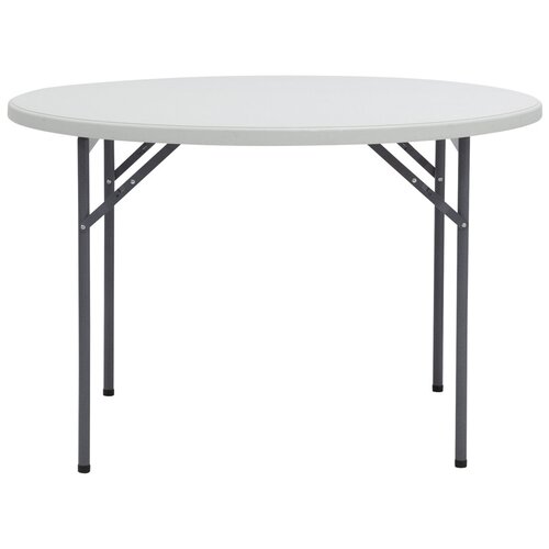 Стол Stool Group Стол круглый складной пластиковый Кейт 116, для кухни столовой гостиной кейтеринга 116см. 74см. металл пластик