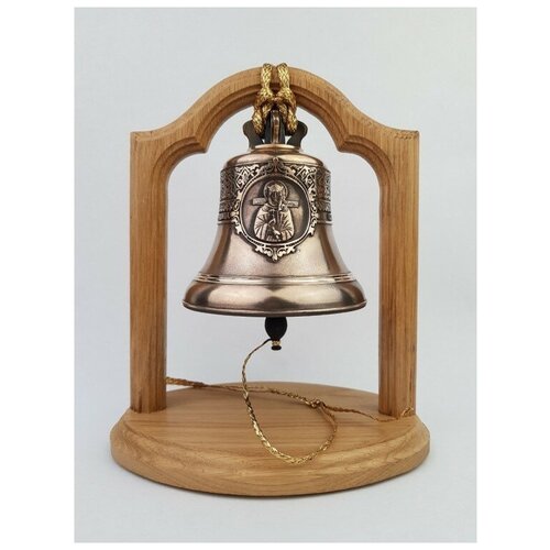 Колокол бронзовый на подставке 