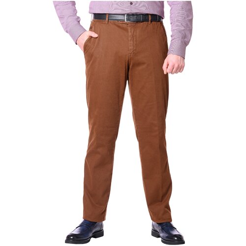 фото Брюки meyer, размер 54/182, коричневый