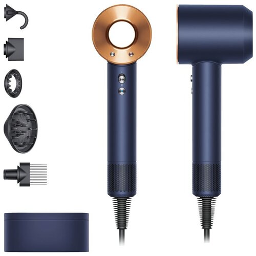 фен dyson hd07 topaz orange gift edition 440922 01 Фен Dyson Supersonic HD07 gift edition EU, Prussian Blue/Bright Copper