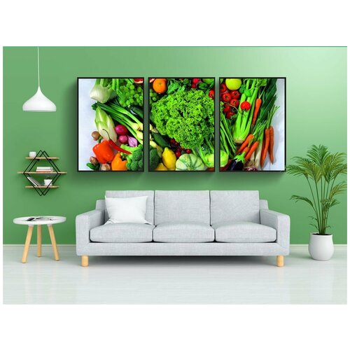 фото Набор модулных постеров для интерьера "ожирением, рацион питания, ожирение" 60x90 см. в тубусе, без рамки lotsprints