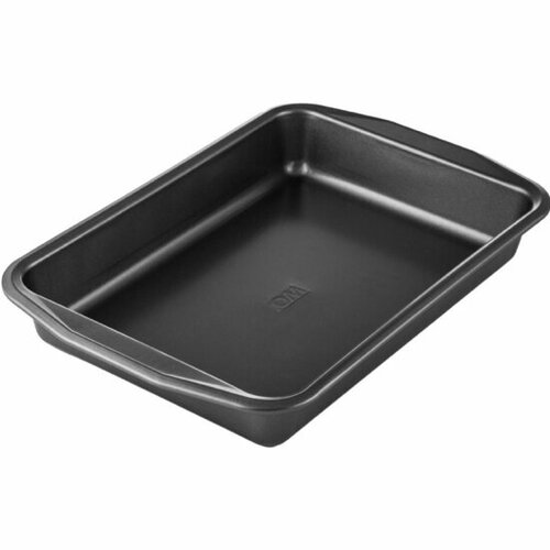 Форма для запекания прямоугольная WO Home Home Baking (WO1021) 38,3х25,2х5,5 см, сталь углеродистая, серая