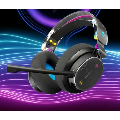 Игровые наушники беспроводные Skullcandy PLYR Wireless, Bluetooth, 3.5 мм, черный