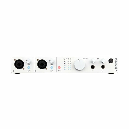 Arturia MiniFuse 4 White Audio Interface внешняя звуковая карта с usb arturia minifuse 4 white