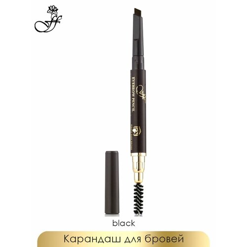 FFleur Карандаш для бровей ЕS-412, оттенок черный