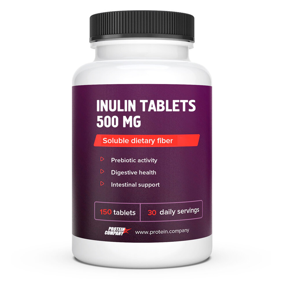 Inulin tablets 500 mg / Инулин / Таблетки / 48 порций / 240 таблеток