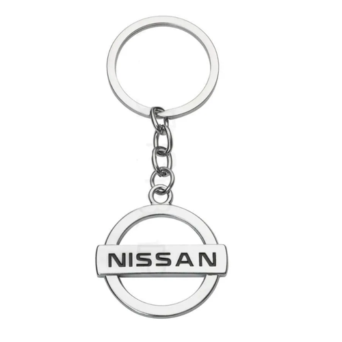 Брелок Nissan, гладкая фактура, Nissan, серебряный