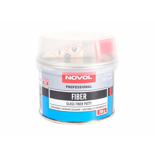 Шпатлевка 02 кг со стекловолокном NOVOL 103924 553₽