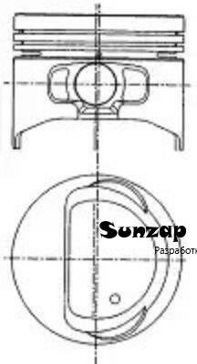 NURAL 87-436800-00 Поршень dm7200x10x12x20 Цена за 1 шт