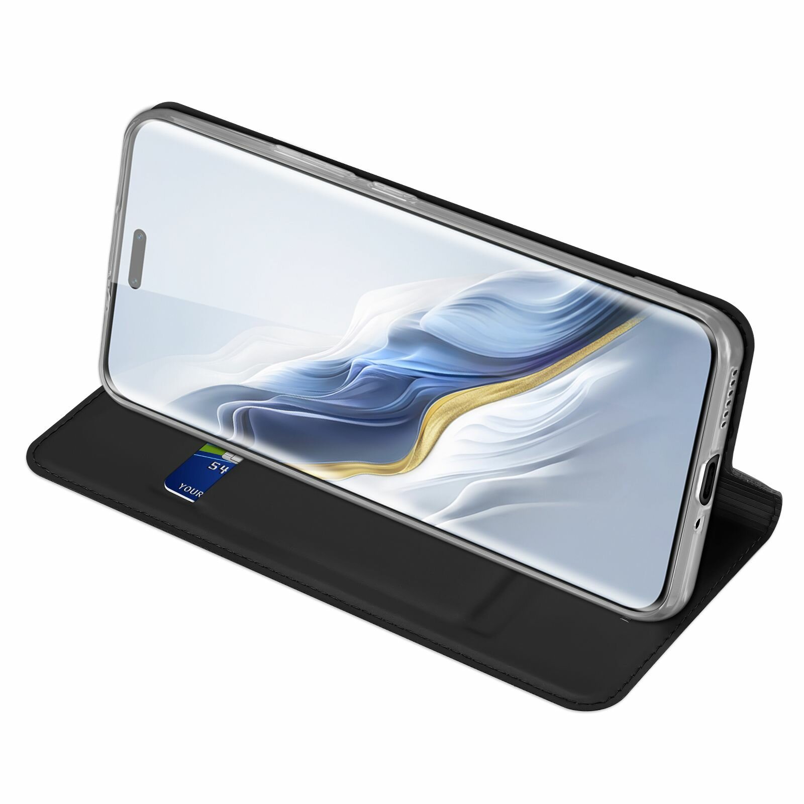 Чехол книжка Dux Ducis для Huawei Honor Magic 6 Pro, черный — фото 1