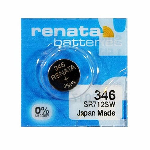 часовая батарейка renata 321 в упаковке 3 шт Часовая батарейка Renata 346, упаковка 10 шт.