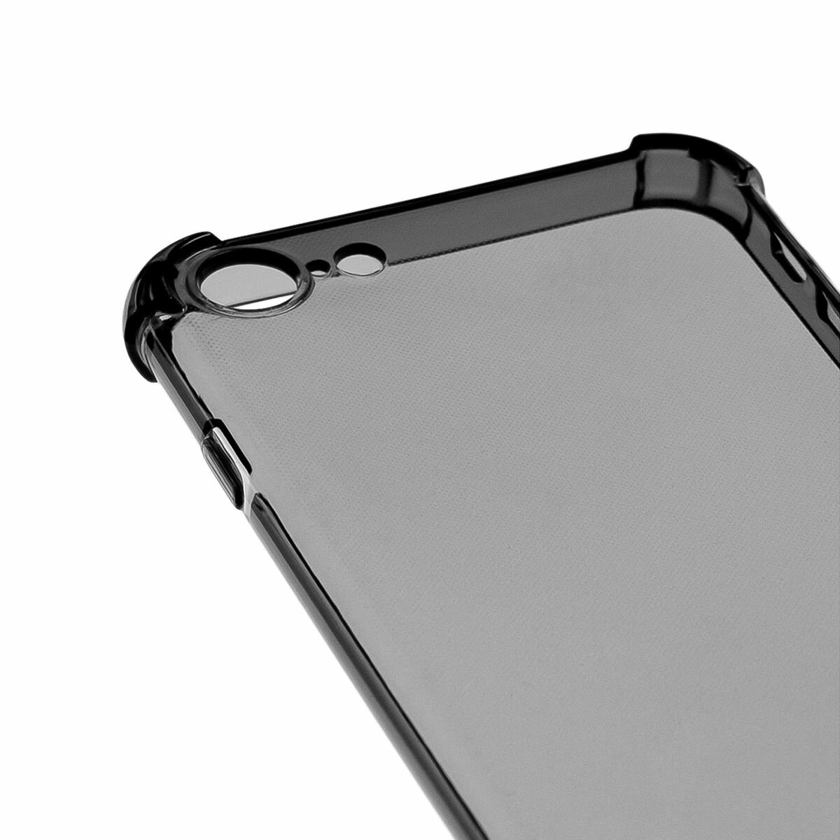 Чехол для смартфона Apple iPhone SE 2020 7, SE 2020 8 силиконовый прозрачный противоударный с защитой камеры, бампер с усиленными углами для телефона Айфон СЕ 7, СЕ 8, серый