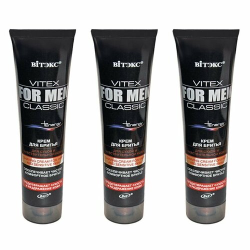 Витэкс Крем для бритья для сухой и чувствительной кожи 100 мл 3 шт 1165₽