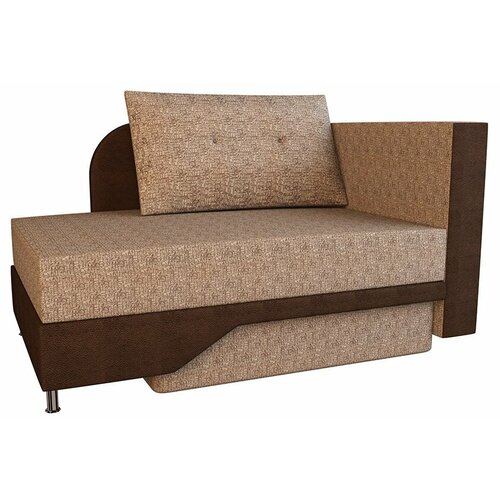 Диван-кушетка Весна правый велюр темный 70см