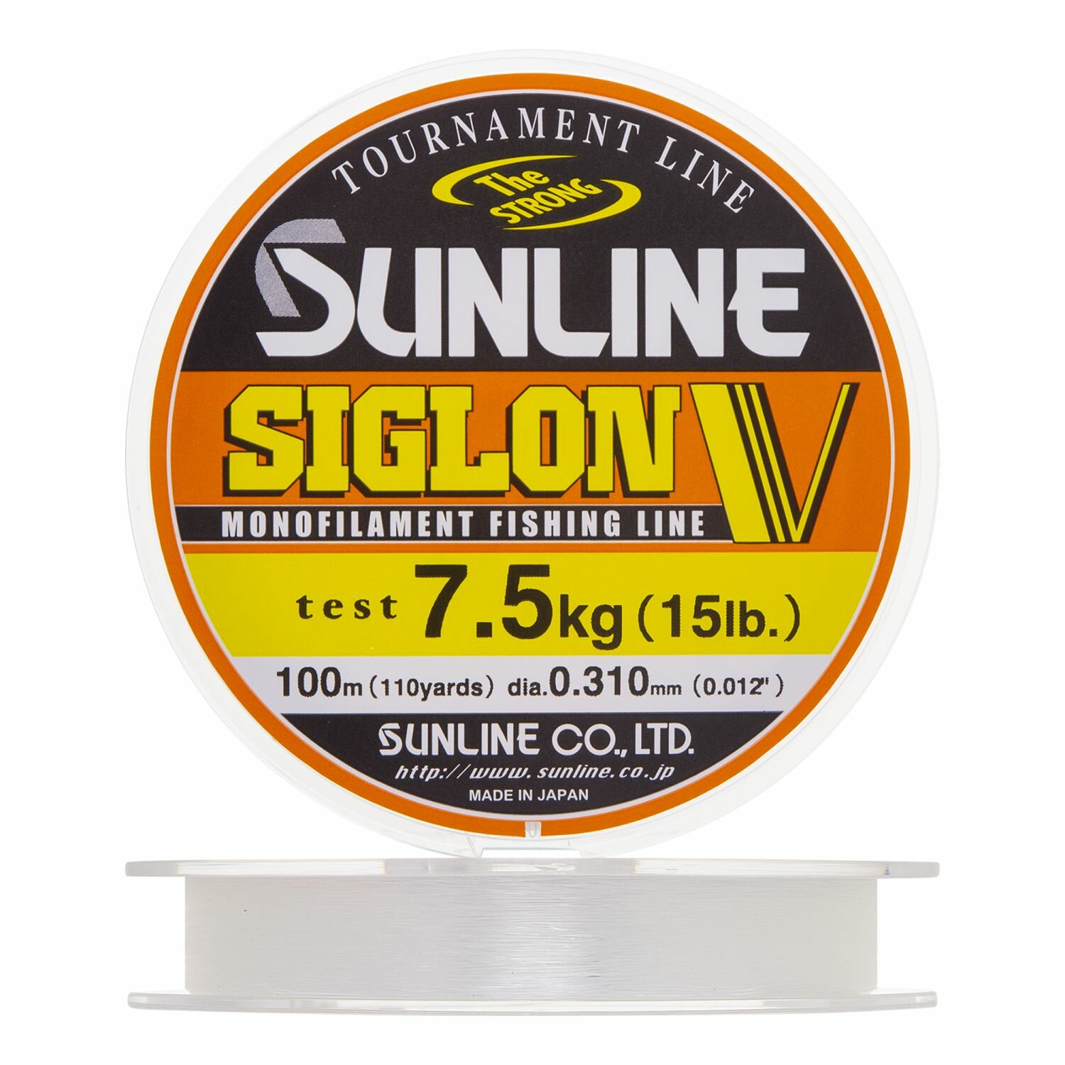 Леска монофильная для рыбалки Sunline Siglon V #35 0310мм 100м (clear)