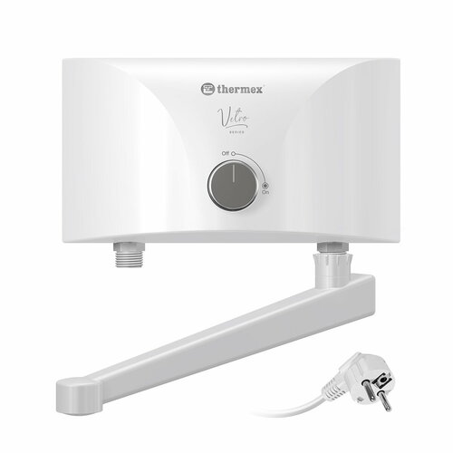 Водонагреватель проточный Термекс Thermex Vetro 3500 tap 35 кВт излив 375300₽