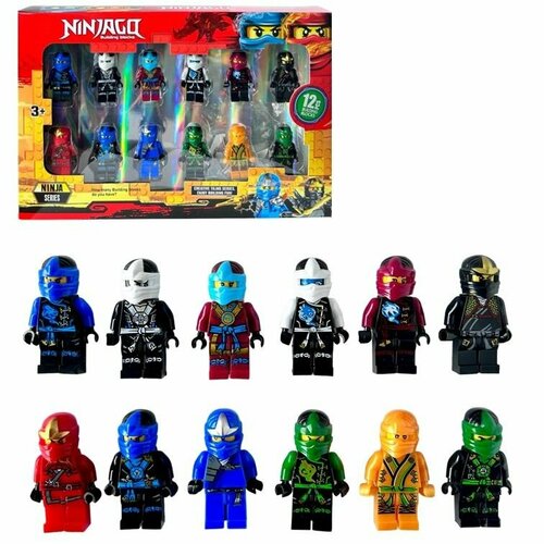 0297E Конструктор minifigures Ninjago, минифигурки Ниндзяго 12 шт.