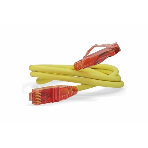 Hyperline PC-LPM-UTP-RJ45-RJ45-C5e-5M-LSZH-YL Патч-корд U/UTP, Cat.5е (100 Fluke Componen 229966