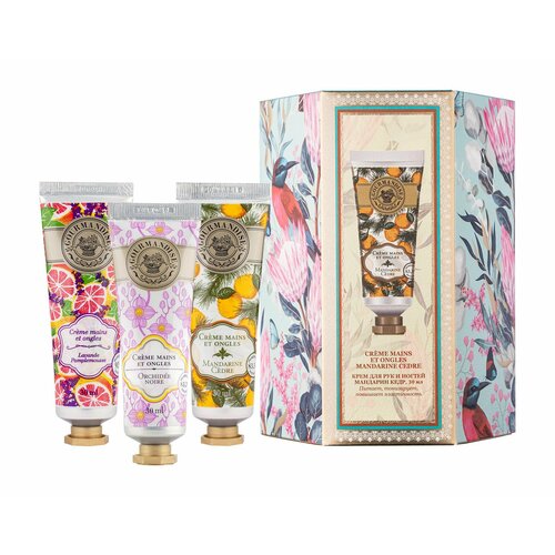 Набор кремов для рук / Gourmandise Hand Cream Trio Set IV набор крем для рук и ногтей balneokosmetyki 100 мл