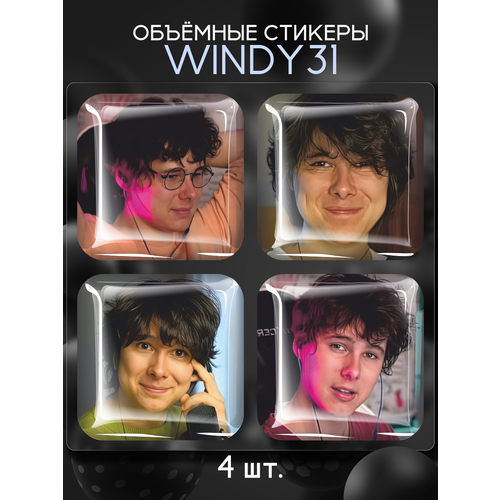 Наклейки на телефон 3D стикеры Windy31 Андрей Винди