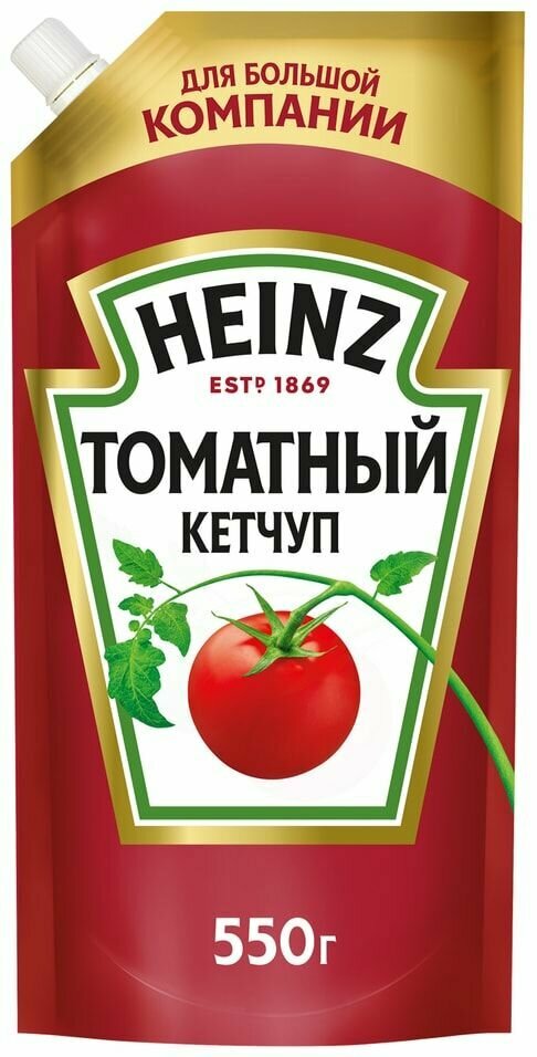 Кетчуп Heinz Томатный 550г х2шт