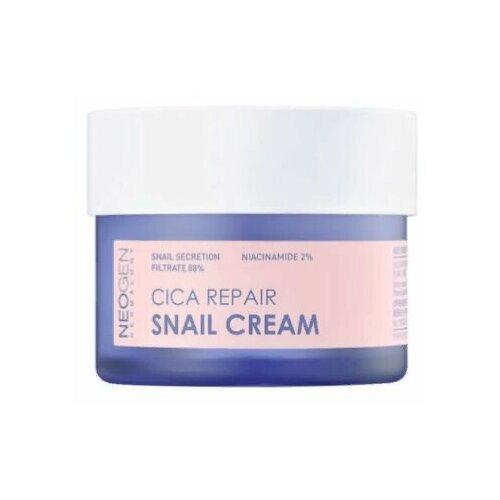 Neogen, Восстанавливающий крем с центеллой и муцином улитки - Cica Repair Snail Cream