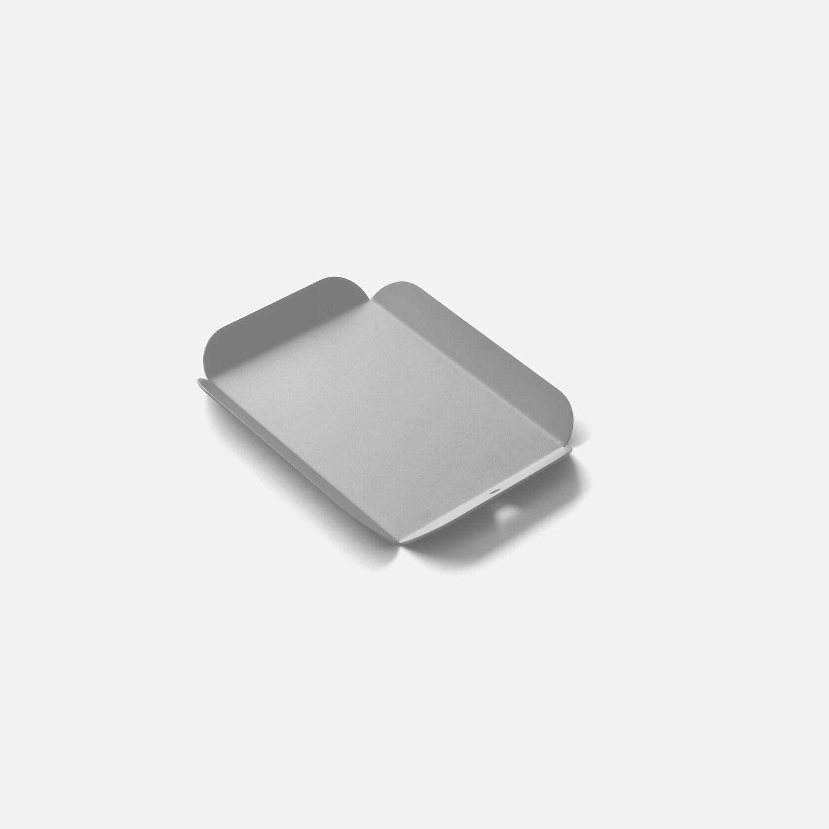 Поднос Delo S универсальный прямоугольный алюминиевый цвет серый размер 25х19.2х2.2 см