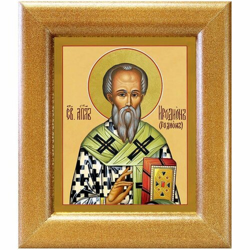 Апостол от 70-ти Иродион (Родион), епископ Патрасский, икона в широкой рамке 14,5*16,5 см
