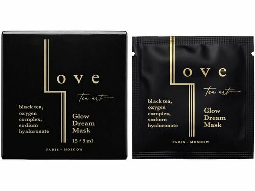 Экспресс маска сияние LOVE TEA ART GLOW DREAM Mask