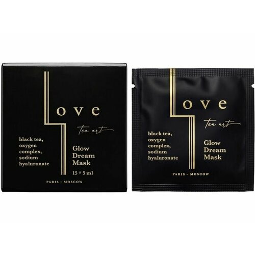 Экспресс маска сияние LOVE TEA ART GLOW DREAM Mask