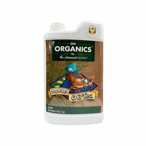 Стимулятор Advanced Nutrients ORGANICS BIGMIKEʼS OG TEA 1Л для растений удобрение на фазу цветения advanced nutrients organics big mike s og tea 1 л